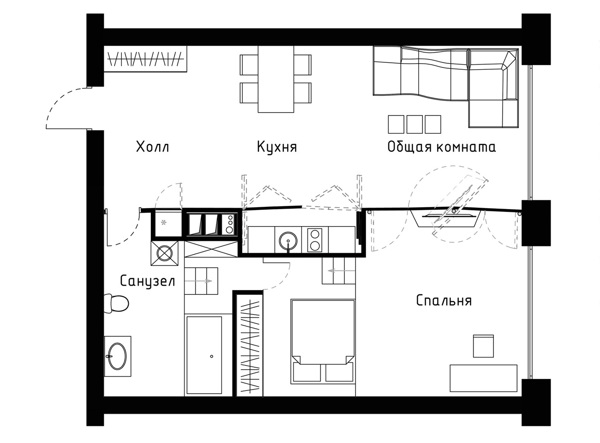 Transformer Apartment Concept — Shoebox Dwelling | Finding comfort ...