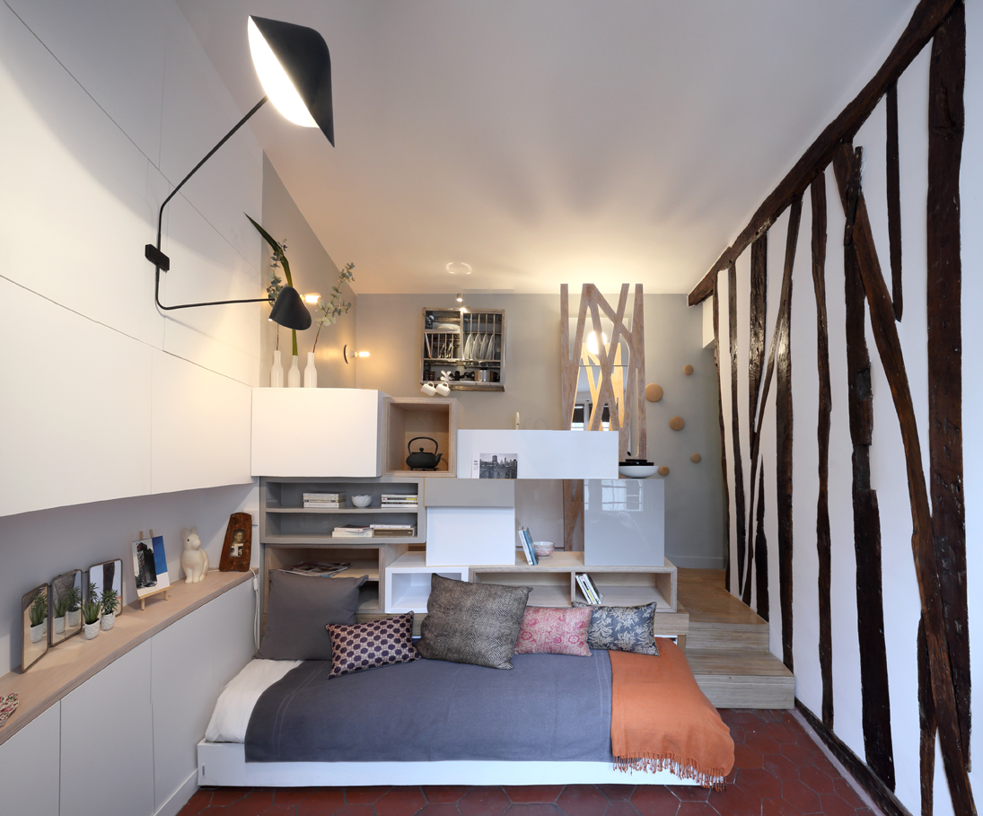 Micro Studio in Paris — Shoebox Dwelling | Finding comfort, style and ...